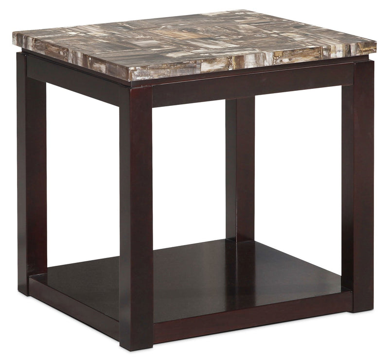 Sittingbourne End Table - Deep Chocolate