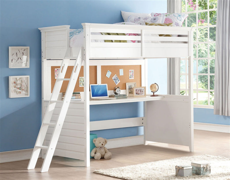 Tribeca Loft Bed with Desk - Twin