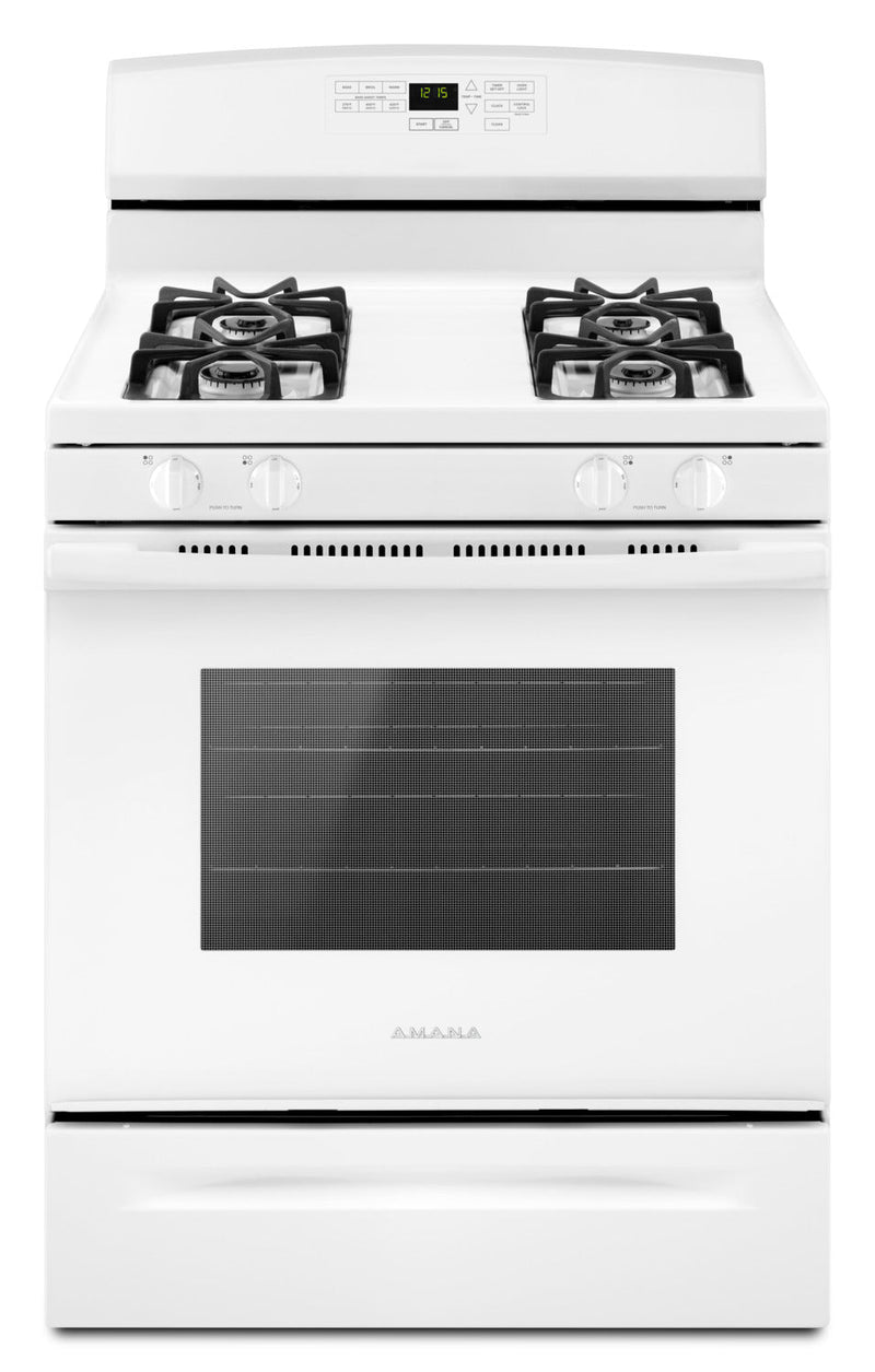 Amana White Freestanding Gas Range (5.0 Cu. Ft.) - AGR6603SFW