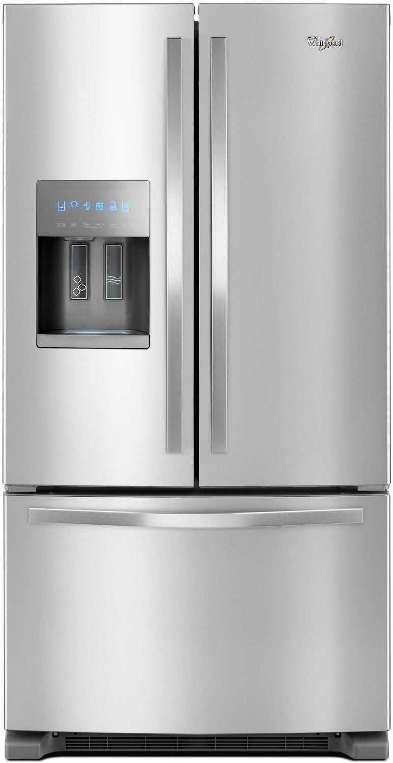 Whirlpool 25 Cu. Ft. French-Door Refrigerator in Fingerprint-Resistant Stainless Steel - WRF555SDFZ