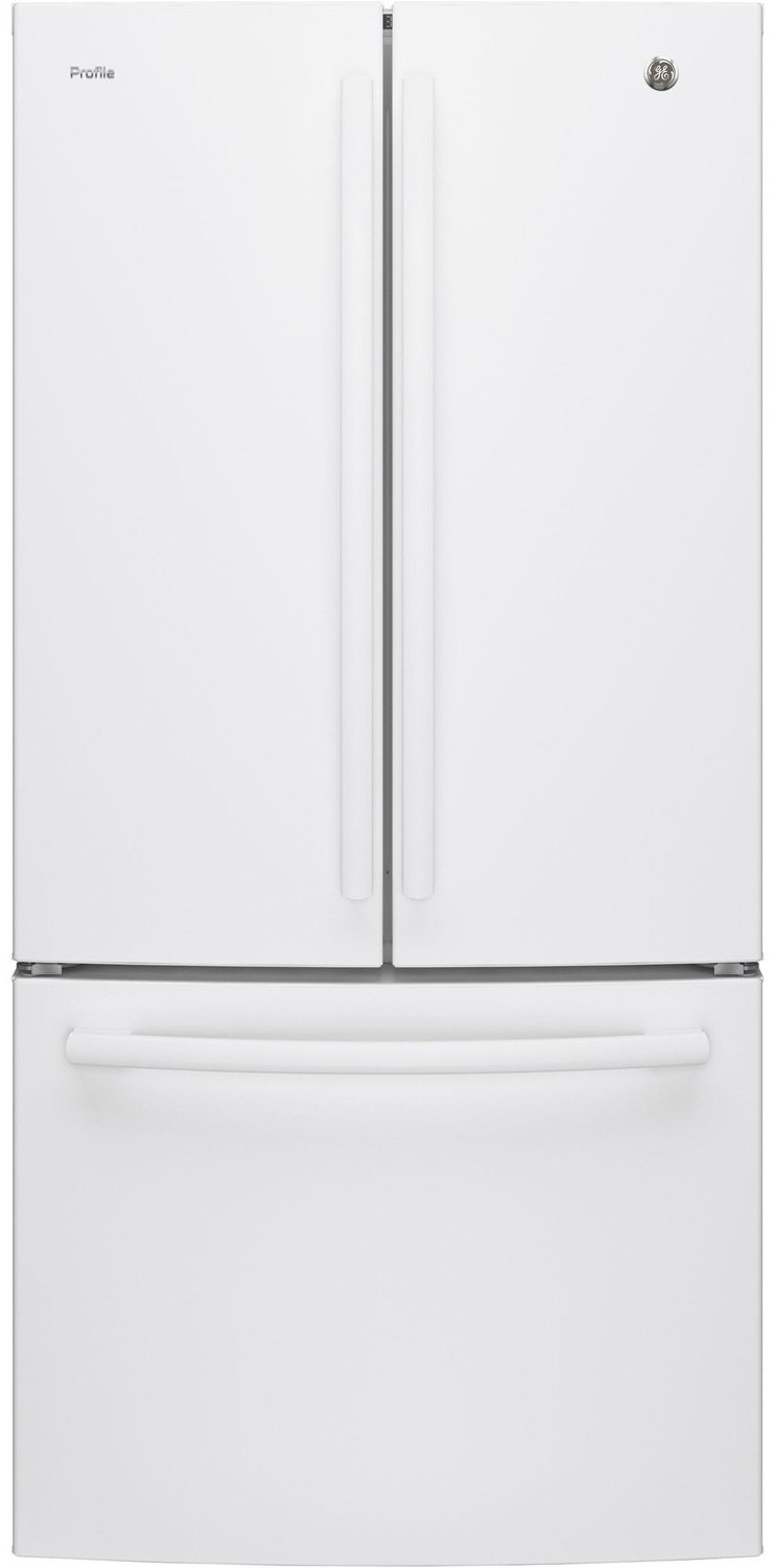 GE Profile 24.5 Cu. Ft. French-Door Refrigerator with Space-saving Icemaker - PNE25NGLKBB