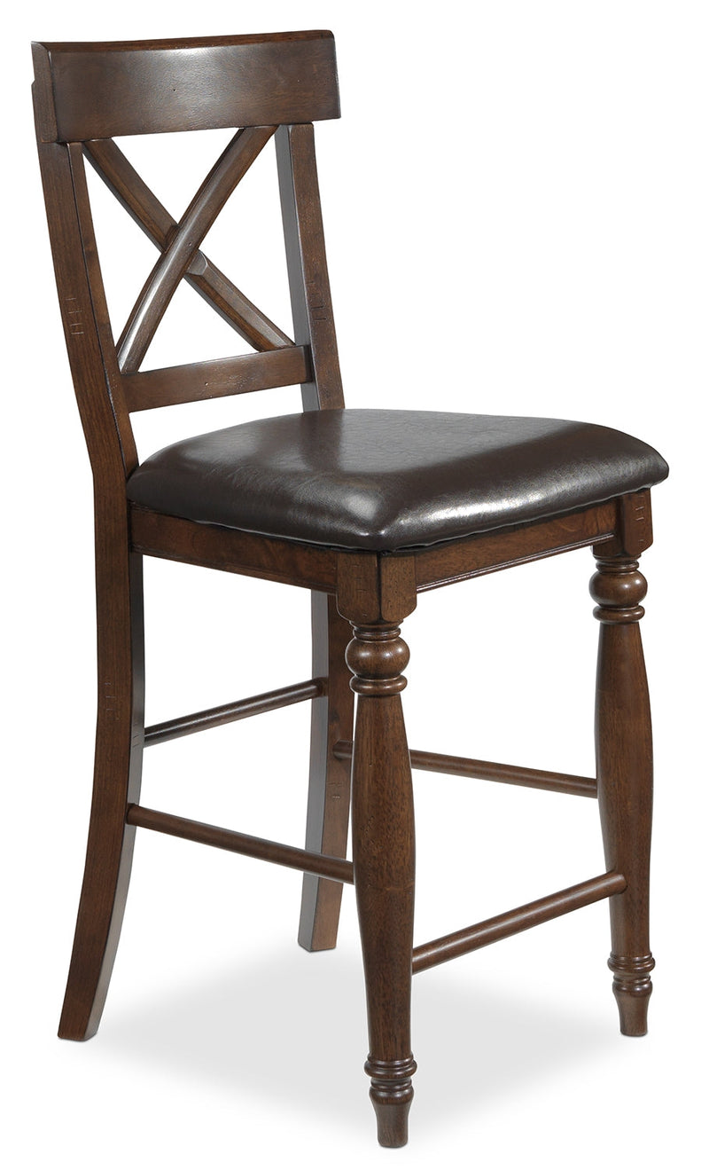 Dundas Counter-Height Stool - Chocolate