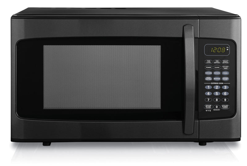 Danby Black Stainless Steel Microwave (1.1 Cu. Ft.) - DMW11B1BBSDB