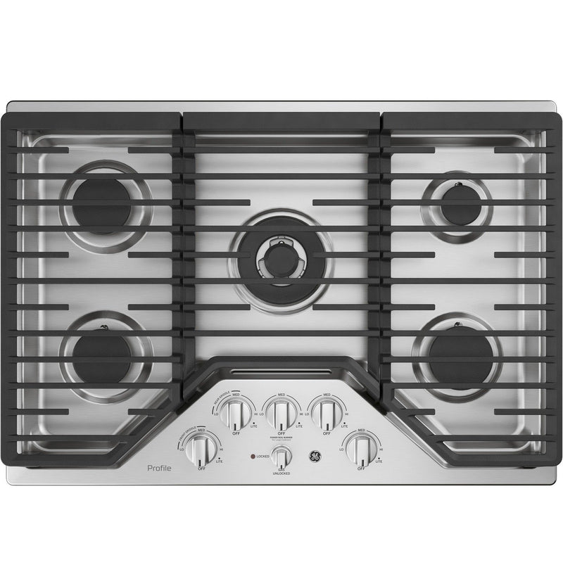 GE Profile™ Series 30" Built-In Gas Cooktop - PGP9030SLSS