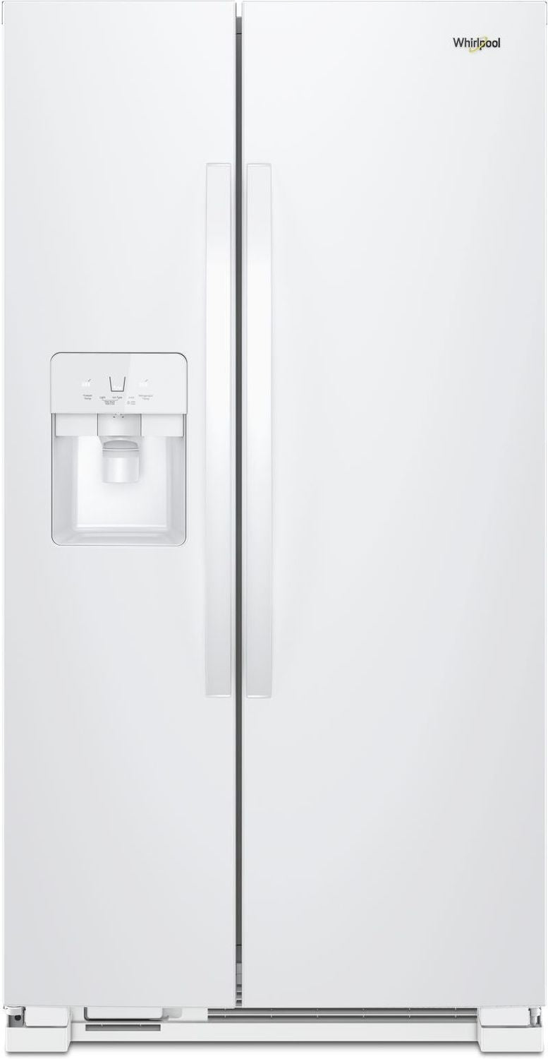 Whirlpool White Side-by-Side Refrigerator (21 Cu. Ft.) - WRS321SDHW