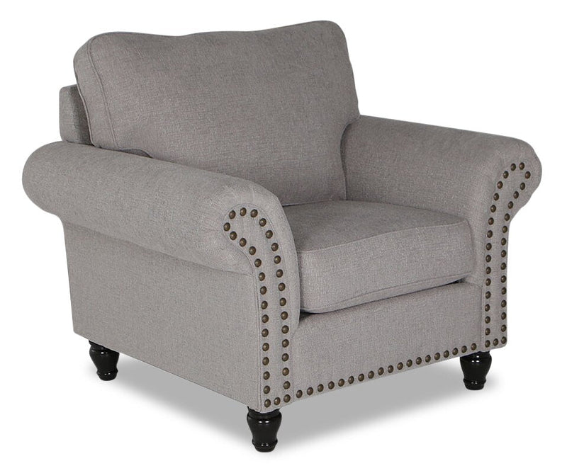 Norden Chenille Chair - Grey
