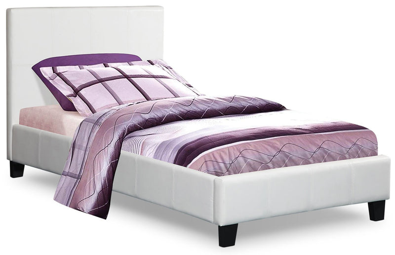 Finley Twin Bed - White