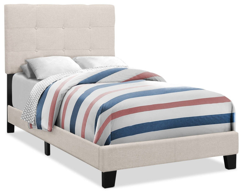 Smylie Twin Bed - Beige