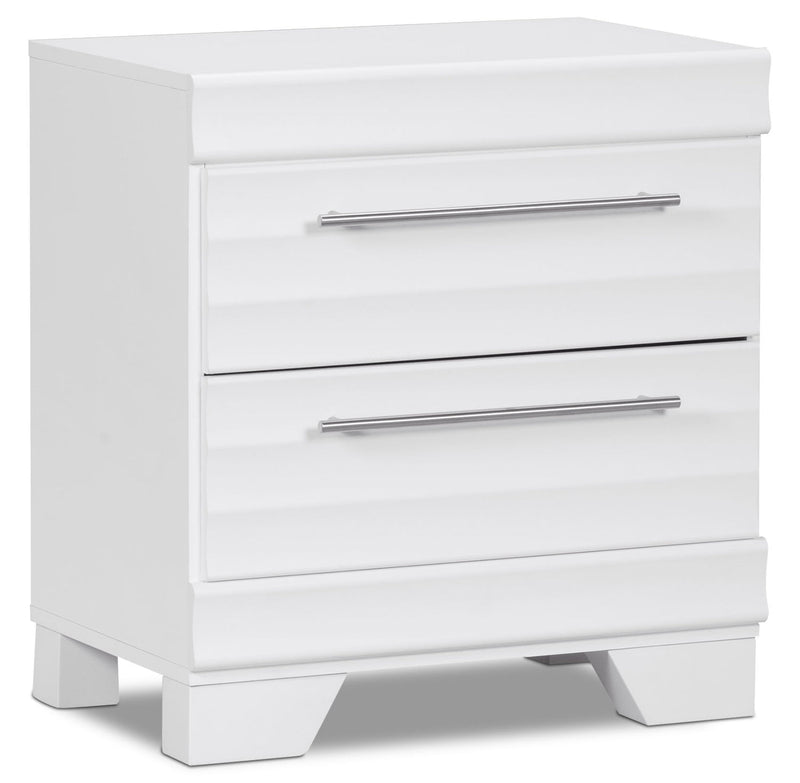 Odense Night Table - White