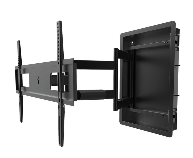 Kanto R500 Full Motion Recessed Wall Mount for TVs 46" to 80"