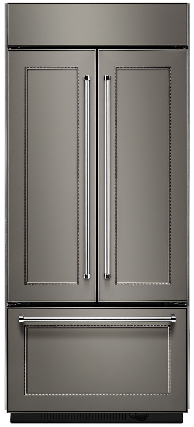 KitchenAid 20.8 Cu. Ft. Panel-Ready Built-In French-Door Refrigerator - KBFN506EPA